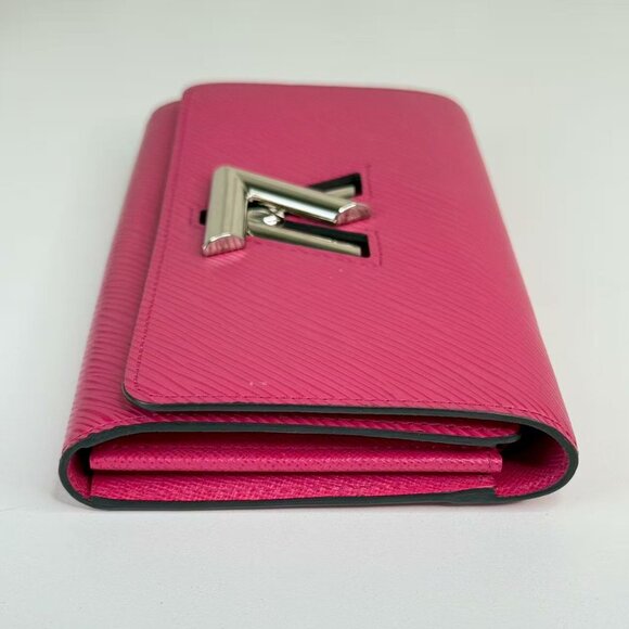 Louis Vuitton Pink Twist Epi Leather Wallet with Iconic Logo Design - Picture 3 of 7